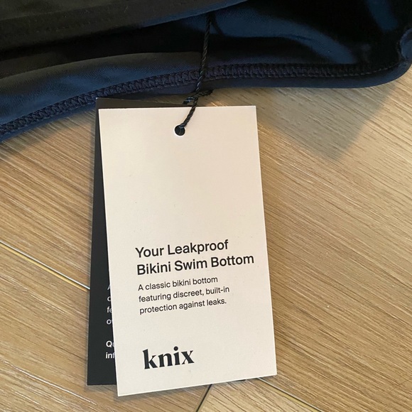 Knix Leakproof Bikini Swim Bottom Black Size XL *NWT - Picture 3 of 5